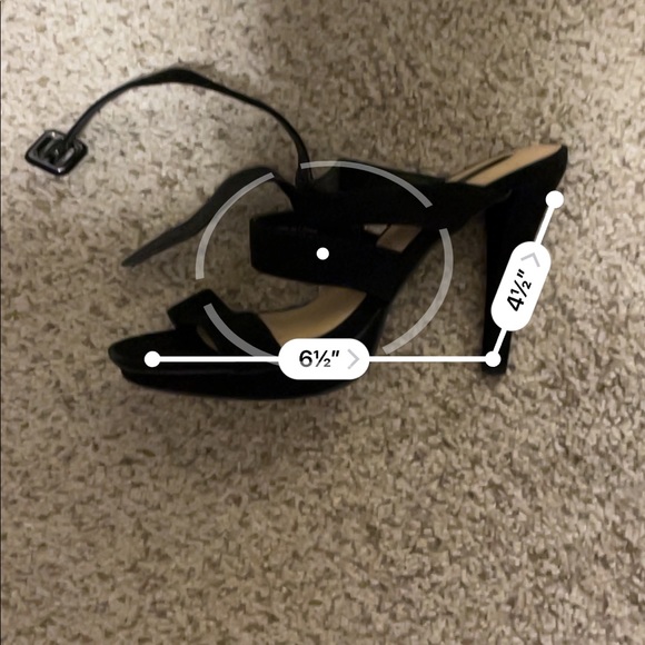 Black forever 21 strappy high heels - Picture 5 of 6